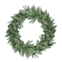 Northlight 24" Pre-Lit Washington Frasier Fir Artificial Christmas Wreath -Michaels Store D253737S 11