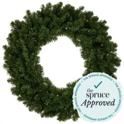 Northlight 4ft. Pre-Lit Canadian Pine Artificial Christmas Wreath 17 Northlight 4ft. Pre-Lit Canadian Pine Artificial Christmas Wreath -Michaels Store D253742S 14