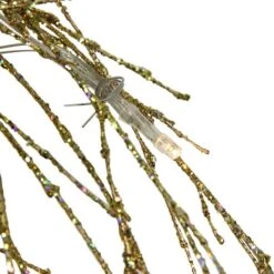 Northlight 36" Pre-Lit Gold Glittered Twig Wreath With Warm White Lights -Michaels Store D253743S 2