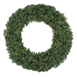 Northlight 5ft. Pre-Lit Commercial Canadian Pine Artificial Christmas Wreath
