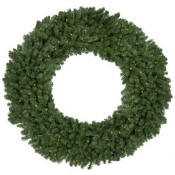 Northlight 5ft. Pre-Lit Commercial Canadian Pine Artificial Christmas Wreath 10 Northlight 5ft. Pre-Lit Commercial Canadian Pine Artificial Christmas Wreath -Michaels Store D253748S 11