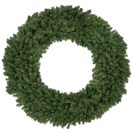 Northlight 5ft. Pre-Lit Commercial Canadian Pine Artificial Christmas Wreath 4 Northlight 5ft. Pre-Lit Commercial Canadian Pine Artificial Christmas Wreath - Image 4