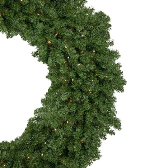Northlight 5ft. Pre-Lit Commercial Canadian Pine Artificial Christmas Wreath 6 Northlight 5ft. Pre-Lit Commercial Canadian Pine Artificial Christmas Wreath - Image 6
