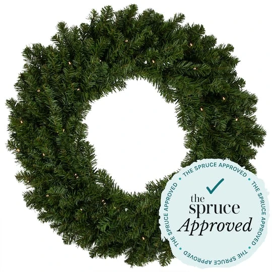 Northlight 5ft. Pre-Lit Commercial Canadian Pine Artificial Christmas Wreath 7 Northlight 5ft. Pre-Lit Commercial Canadian Pine Artificial Christmas Wreath - Image 7