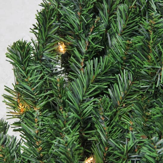 Northlight 5ft. Pre-Lit Commercial Canadian Pine Artificial Christmas Wreath 3 Northlight 5ft. Pre-Lit Commercial Canadian Pine Artificial Christmas Wreath - Image 3