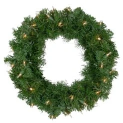 Northlight 16" Pre-Lit Deluxe Windsor Pine Artificial Christmas Wreath 11 Northlight 16" Pre-Lit Deluxe Windsor Pine Artificial Christmas Wreath -Michaels Store D253750S 11