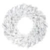 Northlight 24" White Canadian Pine Artificial Christmas Wreath