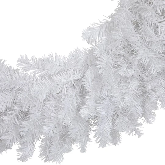 Northlight 24" White Canadian Pine Artificial Christmas Wreath 7 Northlight 24" White Canadian Pine Artificial Christmas Wreath - Image 7