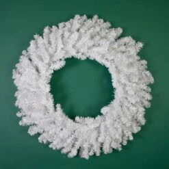 Northlight 24" White Canadian Pine Artificial Christmas Wreath 17 Northlight 24" White Canadian Pine Artificial Christmas Wreath -Michaels Store D253751S 16