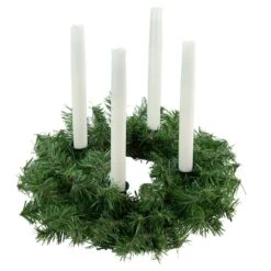 Northlight 12" Pine Artificial Christmas Advent Candle Holder Wreath -Michaels Store D253754S 12