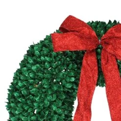 Northlight 28" Pre-Lit Glittered Leaves Artificial Christmas Wreath -Michaels Store D253760S 13