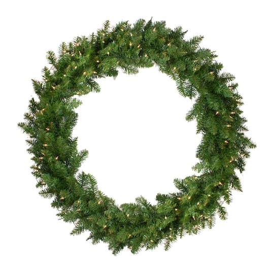 Northlight 4ft. Pre-Lit Eastern Pine Artificial Christmas Wreath 4 Northlight 4ft. Pre-Lit Eastern Pine Artificial Christmas Wreath - Image 4
