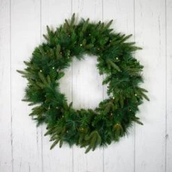 Northlight 2.5ft. Pre-Lit Mixed Rosemary Emerald Angel Pine Artificial Christmas Wreath -Michaels Store D253762S 16