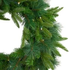 Northlight 2.5ft. Pre-Lit Mixed Rosemary Emerald Angel Pine Artificial Christmas Wreath -Michaels Store D253762S 2