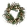 Northlight 22" Acorn, Pinecone & Flocked Pine Needle Wreath