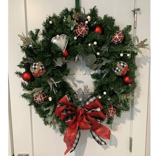 Northlight 2.5ft. Canadian Pine Artificial Christmas Wreath 12 Northlight 2.5ft. Canadian Pine Artificial Christmas Wreath - Image 12