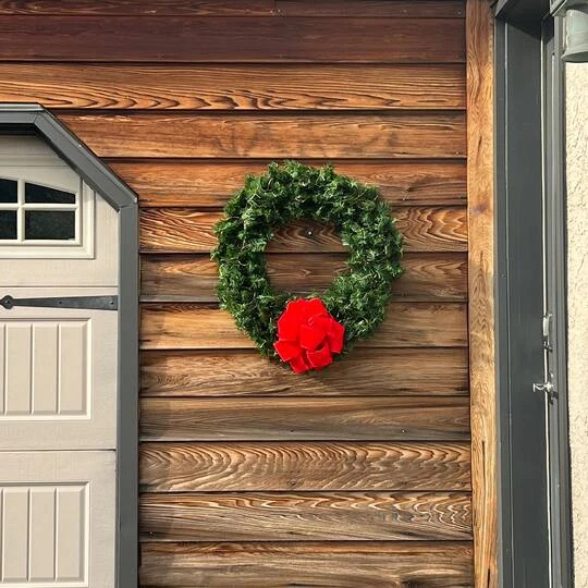 Northlight 2.5ft. Canadian Pine Artificial Christmas Wreath 5 Northlight 2.5ft. Canadian Pine Artificial Christmas Wreath - Image 5