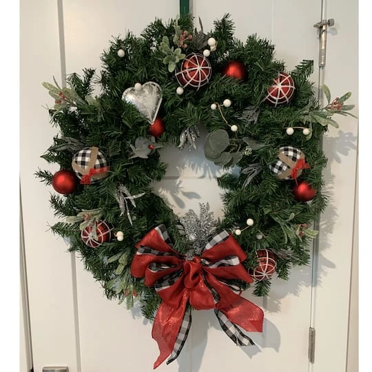 Northlight 2.5ft. Canadian Pine Artificial Christmas Wreath 6 Northlight 2.5ft. Canadian Pine Artificial Christmas Wreath - Image 6