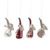 Northlight 4ct. Red & Gray Standing Mice Ornaments