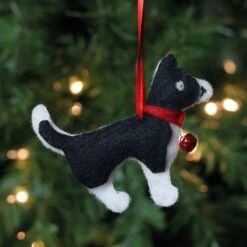Northlight 4.5" Black & White Cat With Bell Ornament -Michaels Store D253782S 12