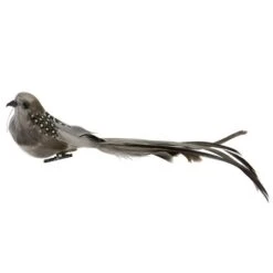 Northlight 24" Brown & Gray Clip-On Bird Ornament
