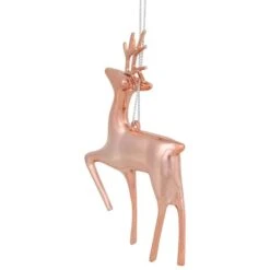 Northlight 4.75" Shiny Rose Gold Reindeer Ornament 19 Northlight 4.75" Shiny Rose Gold Reindeer Ornament -Michaels Store D253796S 13