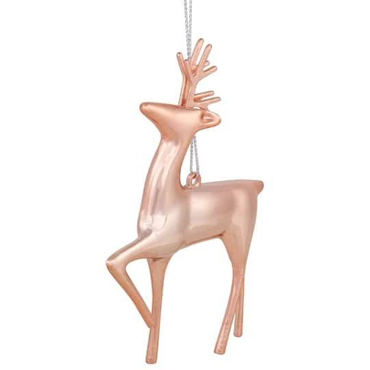 Northlight 4.75" Shiny Rose Gold Reindeer Ornament 11 Northlight 4.75" Shiny Rose Gold Reindeer Ornament - Image 11