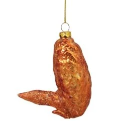 Northlight 4.5" Glitter Glass Buffalo Chicken Wing Ornament -Michaels Store D253802S 11