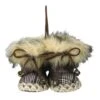Northlight 8" Alaskan Style Knit Booties Ornament