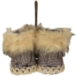 Northlight 8" Alaskan Style Knit Booties Ornament -Michaels Store D253807S 14