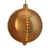 Northlight 7.5" Copper Gold Cascading LED Ball Ornament