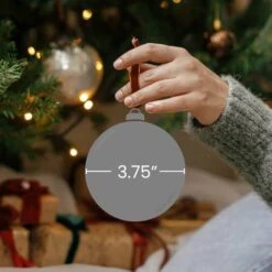 Northlight 9ct. 3.75" Silver 3-Finish Glass Ball & Onion Ornaments -Michaels Store D253823S 4