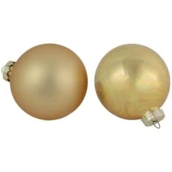 Northlight 96ct. 3.25" Matte & Shiny Red & Gold Glass Ball Ornaments -Michaels Store D253826S 4