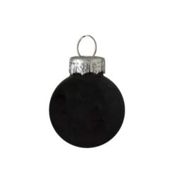 Northlight 9ct. 2.5" Shiny & Matte Black Glass Ball Ornaments -Michaels Store D253829S 13