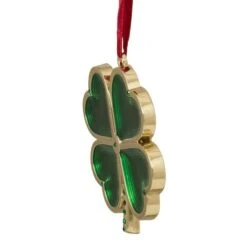 Northlight Green & Gold Luck Of The Irish Clover Ornament 12 Northlight Green & Gold Luck Of The Irish Clover Ornament -Michaels Store D253855S 3