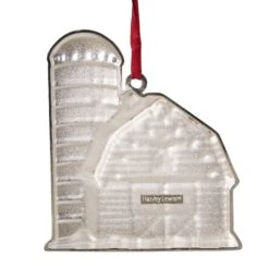 Northlight Red & White Enamel Barn House Ornament -Michaels Store D253858S 14