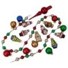 Northlight Tree Topper, Beaded Garland And Ornament Set
