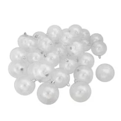 Northlight 32ct. Clear Shatterproof Shiny Christmas Ball Ornaments 9 Northlight 32ct. Clear Shatterproof Shiny Christmas Ball Ornaments -Michaels Store D253863S 11