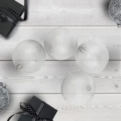 Northlight 32ct. Clear Shatterproof Shiny Christmas Ball Ornaments 10 Northlight 32ct. Clear Shatterproof Shiny Christmas Ball Ornaments -Michaels Store D253863S 12