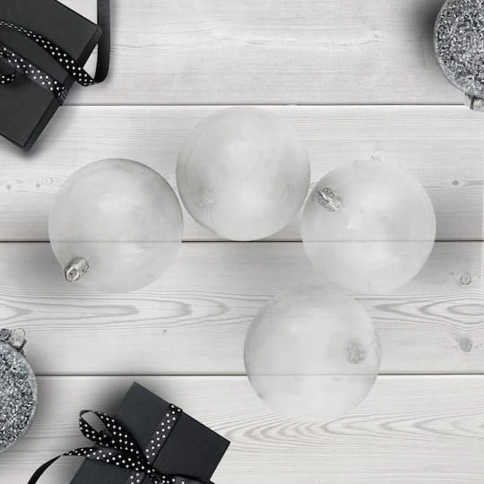 Northlight 32ct. Clear Shatterproof Shiny Christmas Ball Ornaments 5 Northlight 32ct. Clear Shatterproof Shiny Christmas Ball Ornaments - Image 5