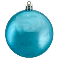 Northlight 32ct. 3.5" Turquoise Blue Shatterproof Shiny Christmas Ball Ornaments 11 Northlight 32ct. 3.5" Turquoise Blue Shatterproof Shiny Christmas Ball Ornaments -Michaels Store D253867S 13