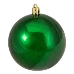 Northlight 32ct. 3.5" Christmas Green Shatterproof 4-Finish Christmas Ball Ornaments 14 Northlight 32ct. 3.5" Christmas Green Shatterproof 4-Finish Christmas Ball Ornaments -Michaels Store D253868S 13