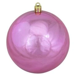 Northlight 12ct. 4" Pink Shiny Shatterproof Christmas Ball Ornaments 10 Northlight 12ct. 4" Pink Shiny Shatterproof Christmas Ball Ornaments -Michaels Store D253869S 13