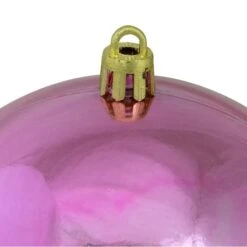 Northlight 12ct. 4" Pink Shiny Shatterproof Christmas Ball Ornaments 11 Northlight 12ct. 4" Pink Shiny Shatterproof Christmas Ball Ornaments -Michaels Store D253869S 14