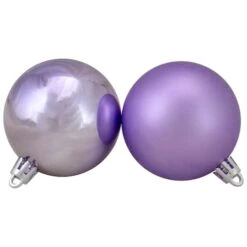 Northlight 60ct. 2.5" Amethyst Purple 4-Finish Shatterproof Christmas Ball Ornaments 6 Northlight 60ct. 2.5" Amethyst Purple 4-Finish Shatterproof Christmas Ball Ornaments -Michaels Store D253873S 11