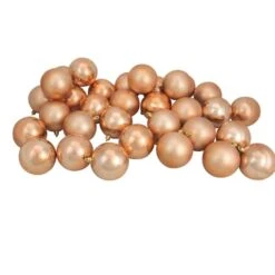 Northlight 32ct. 3.25" Copper Shatterproof 2-Finish Christmas Ball Ornaments -Michaels Store D253883S 12