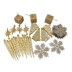 Northlight 125ct. Champagne Gold Shatterproof 4-Finish Christmas Ornaments 10 Northlight 125ct. Champagne Gold Shatterproof 4-Finish Christmas Ornaments -Michaels Store D253884S 2
