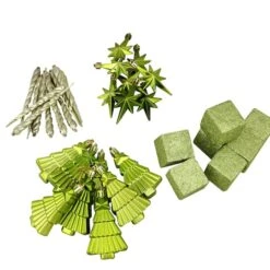 Northlight 125ct. Green Shatterproof 3-Finish Tropical Christmas Ornaments 15 Northlight 125ct. Green Shatterproof 3-Finish Tropical Christmas Ornaments -Michaels Store D253887S 4