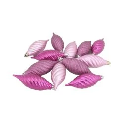 Northlight 125ct. Bubblegum Pink Shatterproof 4-Finish Christmas Ornaments -Michaels Store D253891S 12