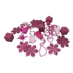 Northlight 125ct. Bubblegum Pink Shatterproof 4-Finish Christmas Ornaments -Michaels Store D253891S 3